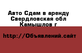 Авто Сдам в аренду. Свердловская обл.,Камышлов г.